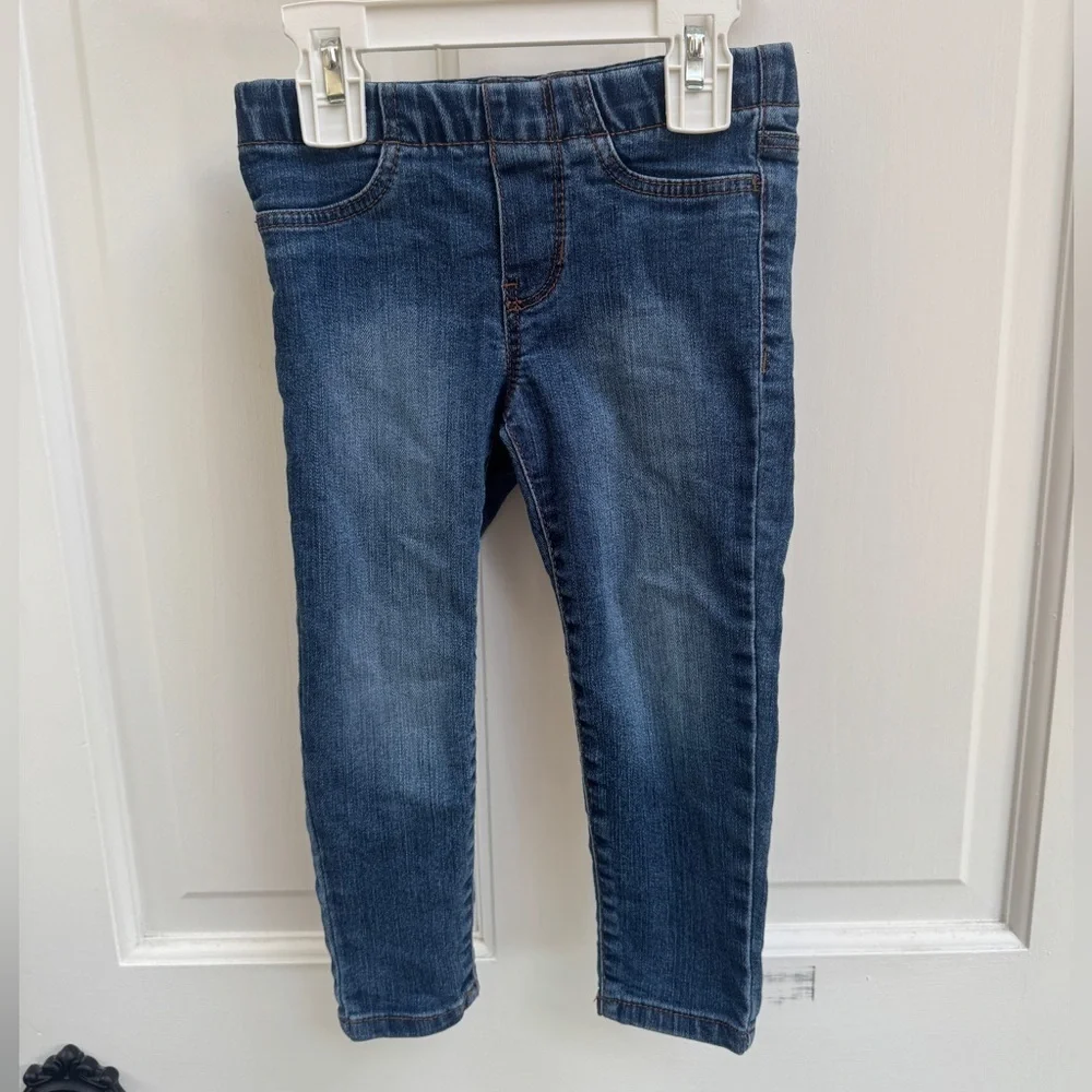 NWOT OshKosh B'gosh 3T Girls Blue Denim Jean Jeggings Pants